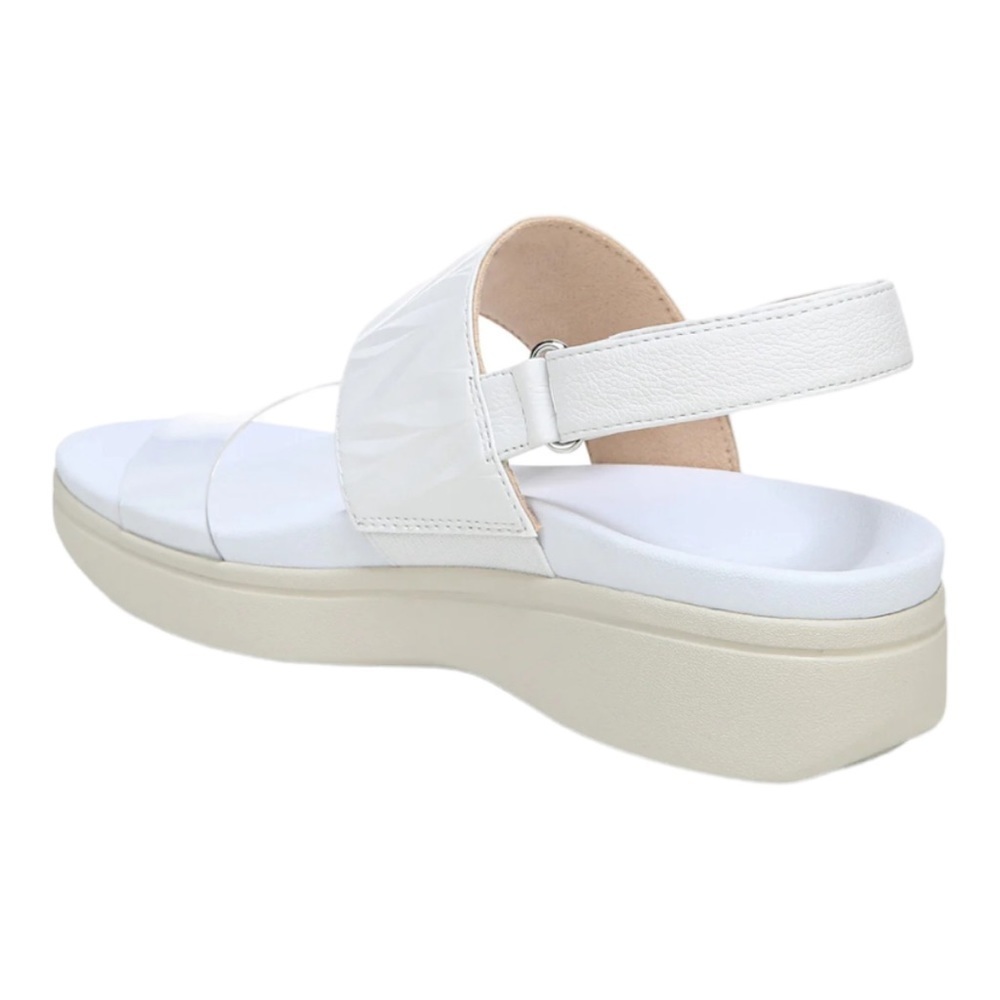VIONIC Karleen Embossed Leather Sandals White Size 11 NEW - Picture 3 of 8